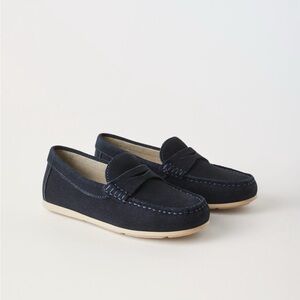 Kids Zara Loafers Navy Blue sz: 33 (8.2 inches)